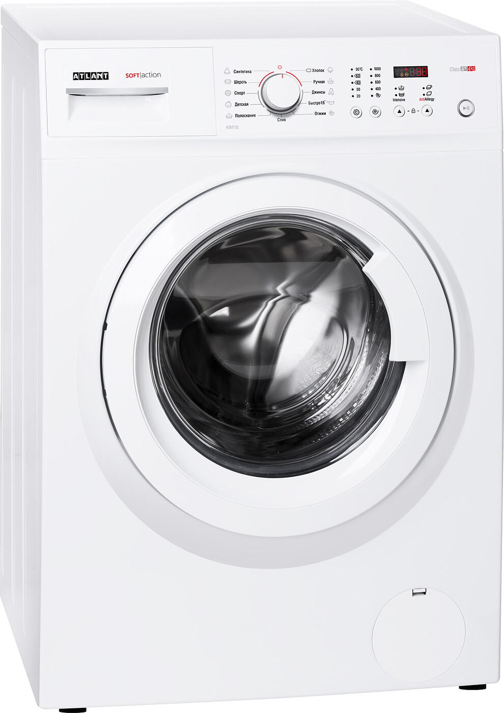 Стиральная машина ATLANT СМА 40М105-000, 84.6 см, белый — фото 4